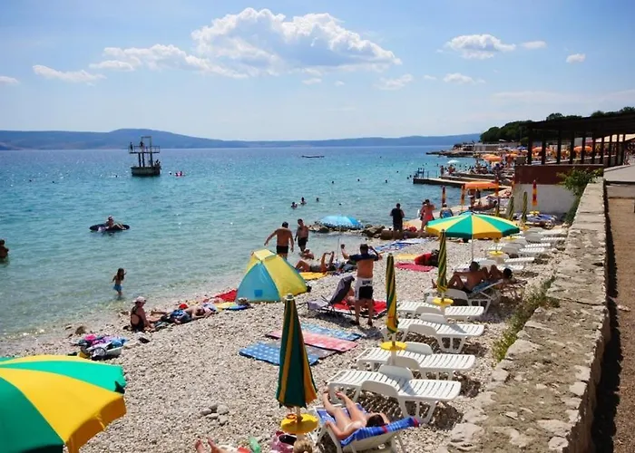 In With Sea View, Terrace, Air Conditioning, Wi-fi Lejlighed Novi Vinodolski